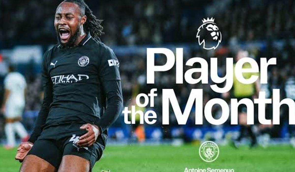 سيمينيو لاعب الشهر بالبريميرليج