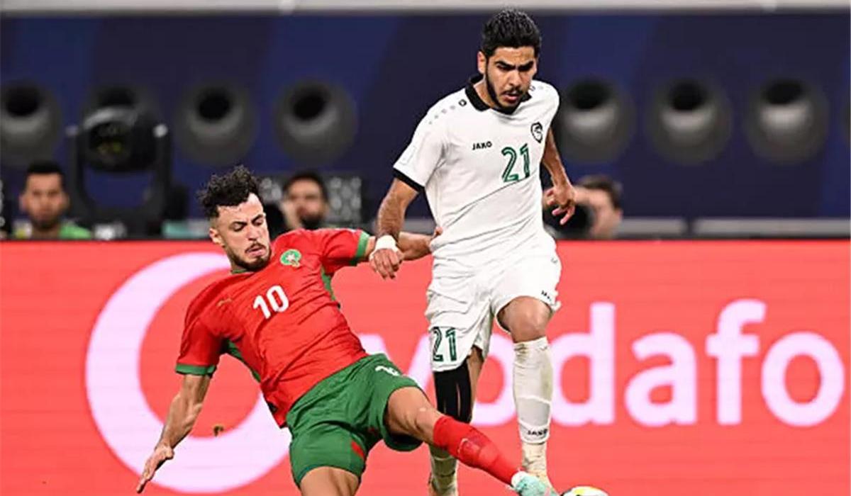 كأس العرب : المنتخب المغربي للمباراة النهائية بعد إكتساح الإمارات بثلاثية