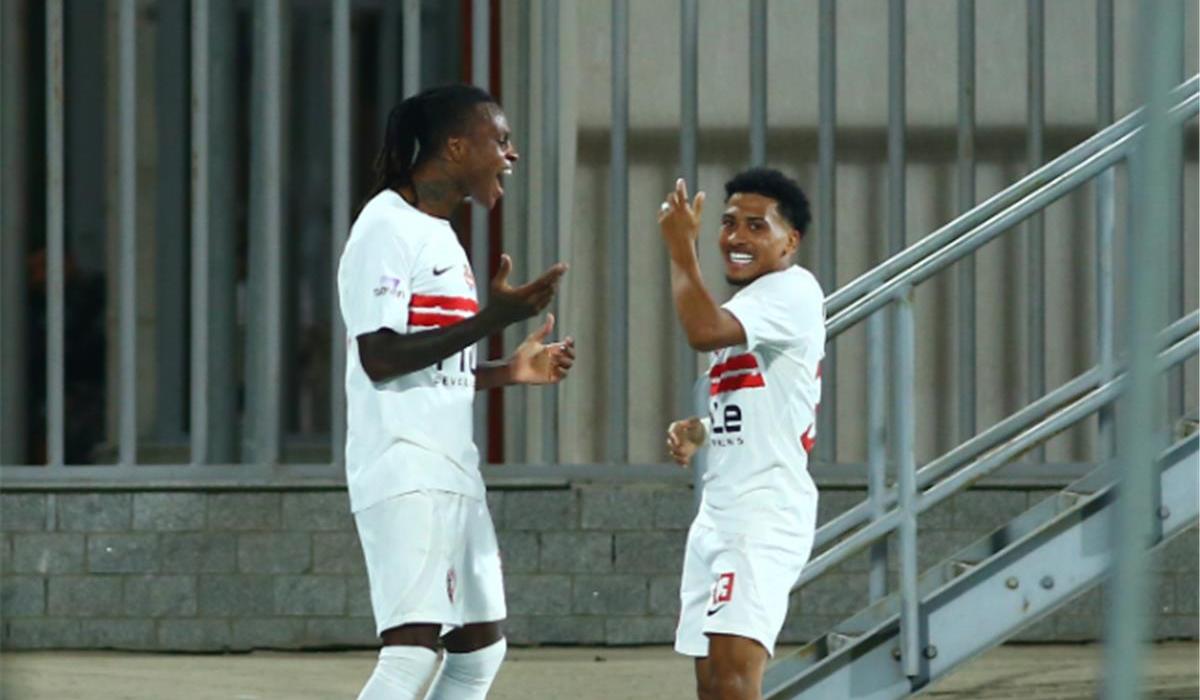 شيكو بانزا ينتظم في تدريبات الزمالك الجماعية