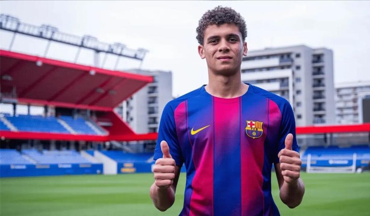 مدرب برشلونة يتحدث عن حمزة عبد الكريم