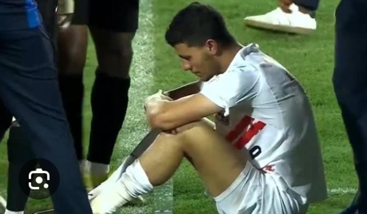 جماهير الزمالك تدعم محمد شحاتة
