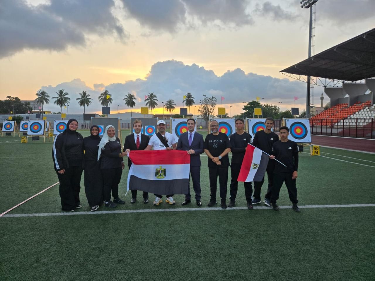 5 ميداليات للقوس والسهم في بطولة أفريقيا