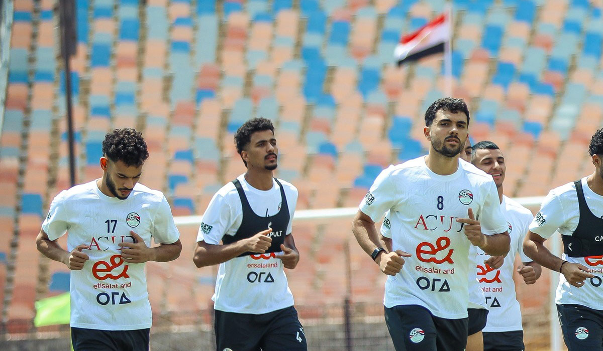 تدريب صباحي لمنتخب مصر