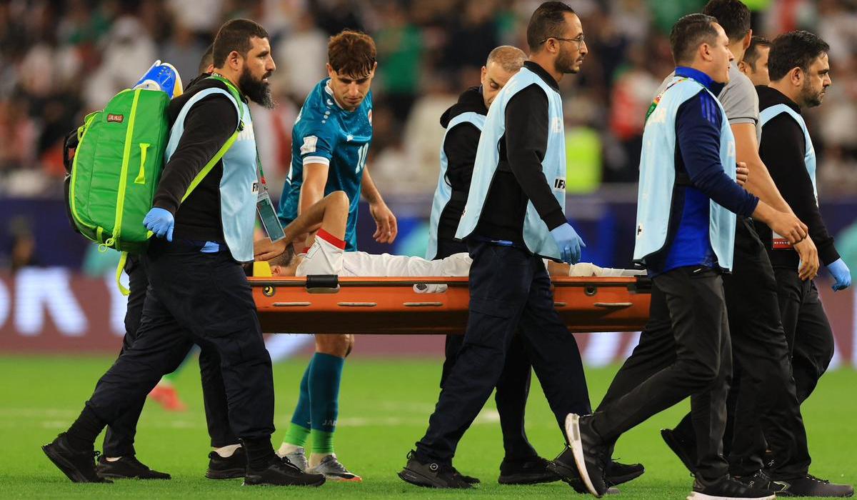 إصابة النعيمات بقطع في الرباط الصليبي للركبة