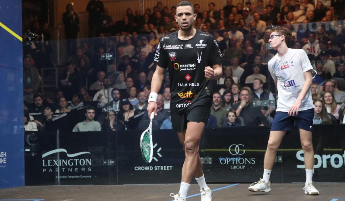 فيديو: تواجد مصري بخمس لاعبين في ربع نهائي بطولة الأبطال للإسكواش