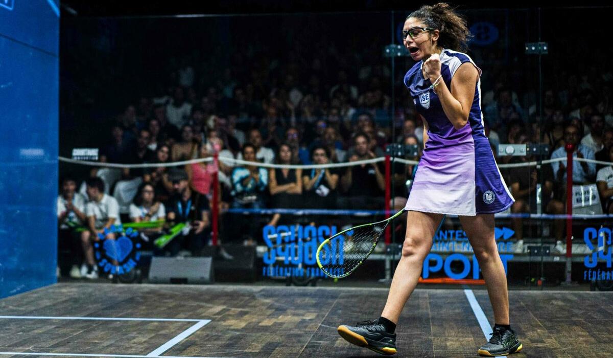 فيروز أبو الخير تكمل الخماسي المصري بأبطال الإسكواش