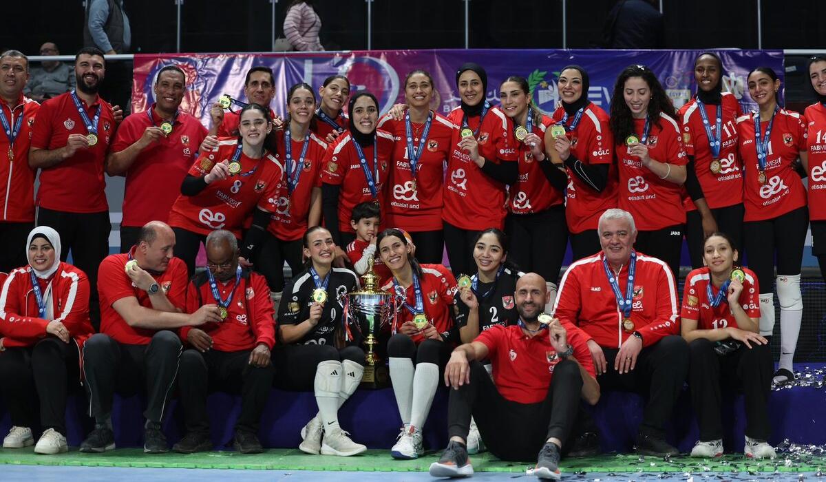 سارة أمين: حققنا لقب سوبر الطائرة رغم الظروف الصعبة