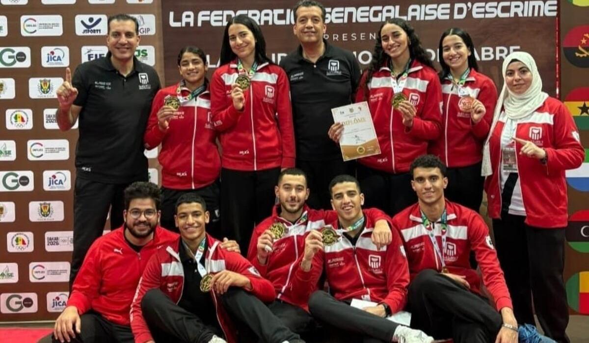 جوهر نبيل يهنئ اتحاد السلاح بالميداليات الأفريقية