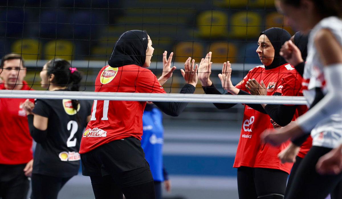 تأهل الأهلي والزمالك لربع نهائي كأس مصر لسيدات الطائرة