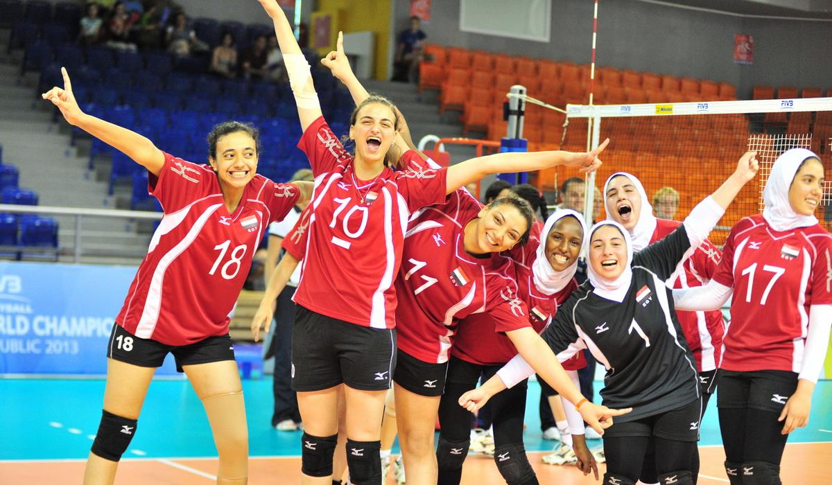 مصر بالمجموعة الأولى ببطولة العالم للناشئات للكرة الطائرة