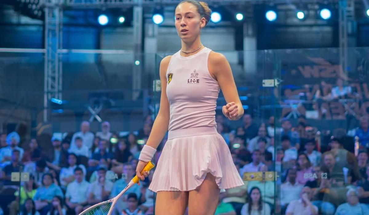 هنا معتز تتأهل إلى نهائي بطولة الهند المفتوحة للإسكواش