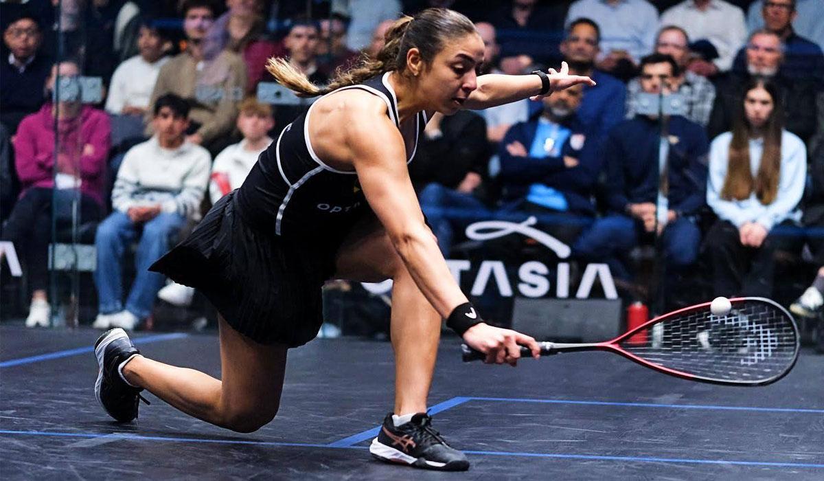 عسل وهانيا إلى نصف نهائي بطولة الجونة للإسكواش