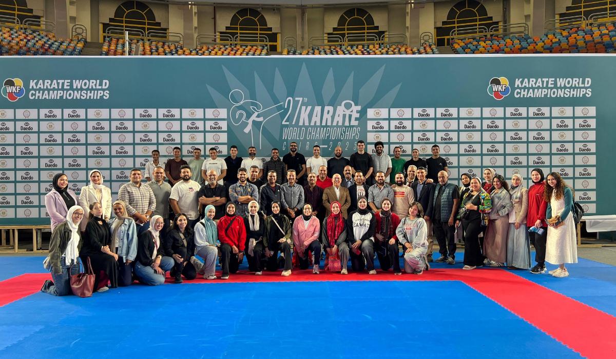 بعثة الكاراتيه تغادر إلى إسبانيا للمشاركة في الدوري العالمي