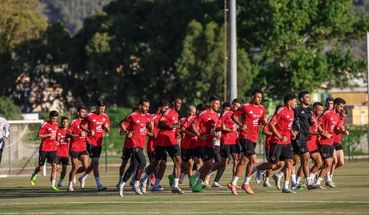 الأهلي يعود لتدريباته وتجهيز المصابين قبل لقاء المصري