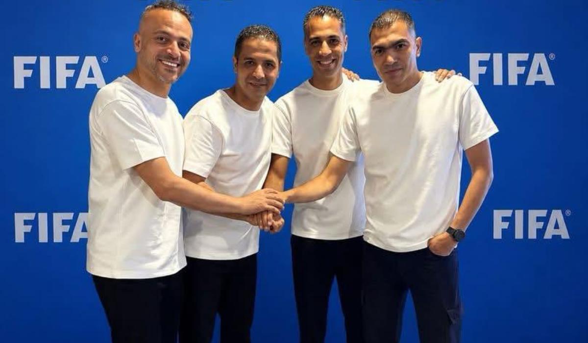 رباعي التحكيم المصري يلحق بالمنتخب نحو الولايات المتحدة
