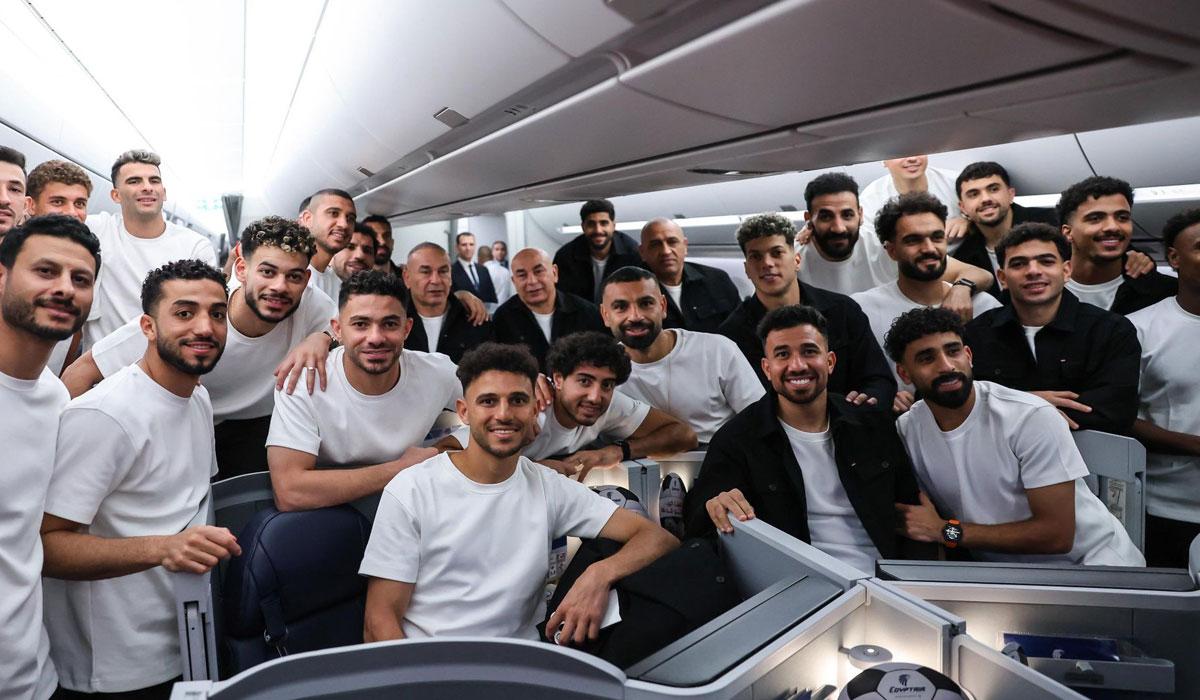 وصول بعثة منتخب مصر إلى أمريكا