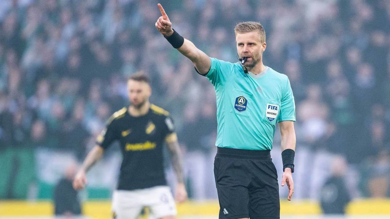 السويدي جلين نيبيرج حكما لإفتتاح كأس العرب بين قطر وفلسطين