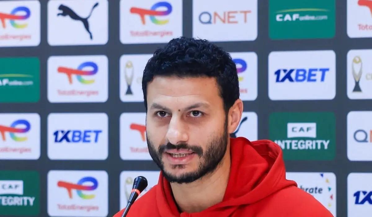 الشناوي: هدفنا تحقيق نتيجة إيجابية في تونس، وحزين لغياب الجماهير