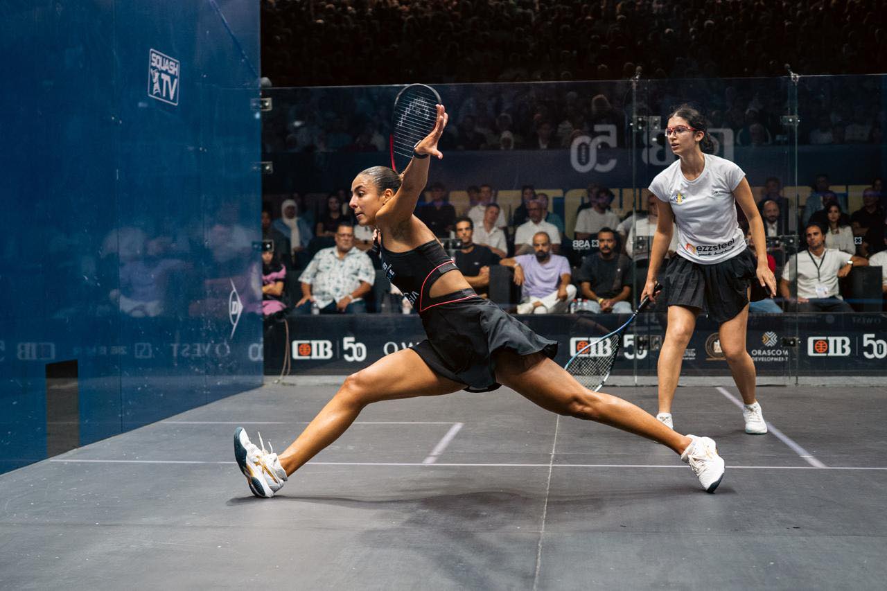 هانيا الحمامي تودع بطولة الصين المفتوحة للإسكواش من نصف النهائي