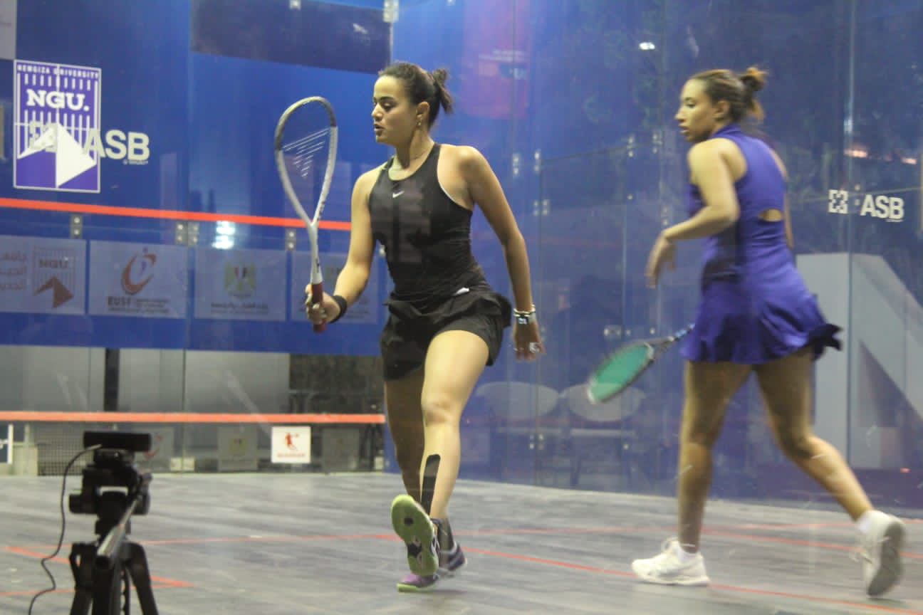 تأهل هنا معتز ونور أبو المكارم لدور الـ16 ببطولة تشيستنت هيل للإسكواش