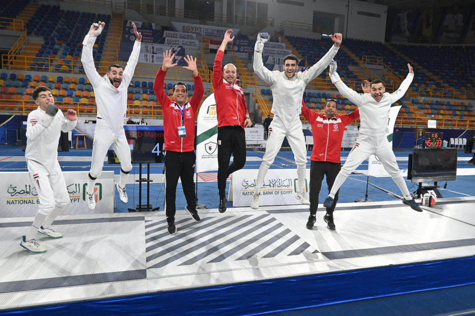منتخب مصر لسلاح المبارزة يحرز الذهبية في كأس العالم تحت 20 سنة