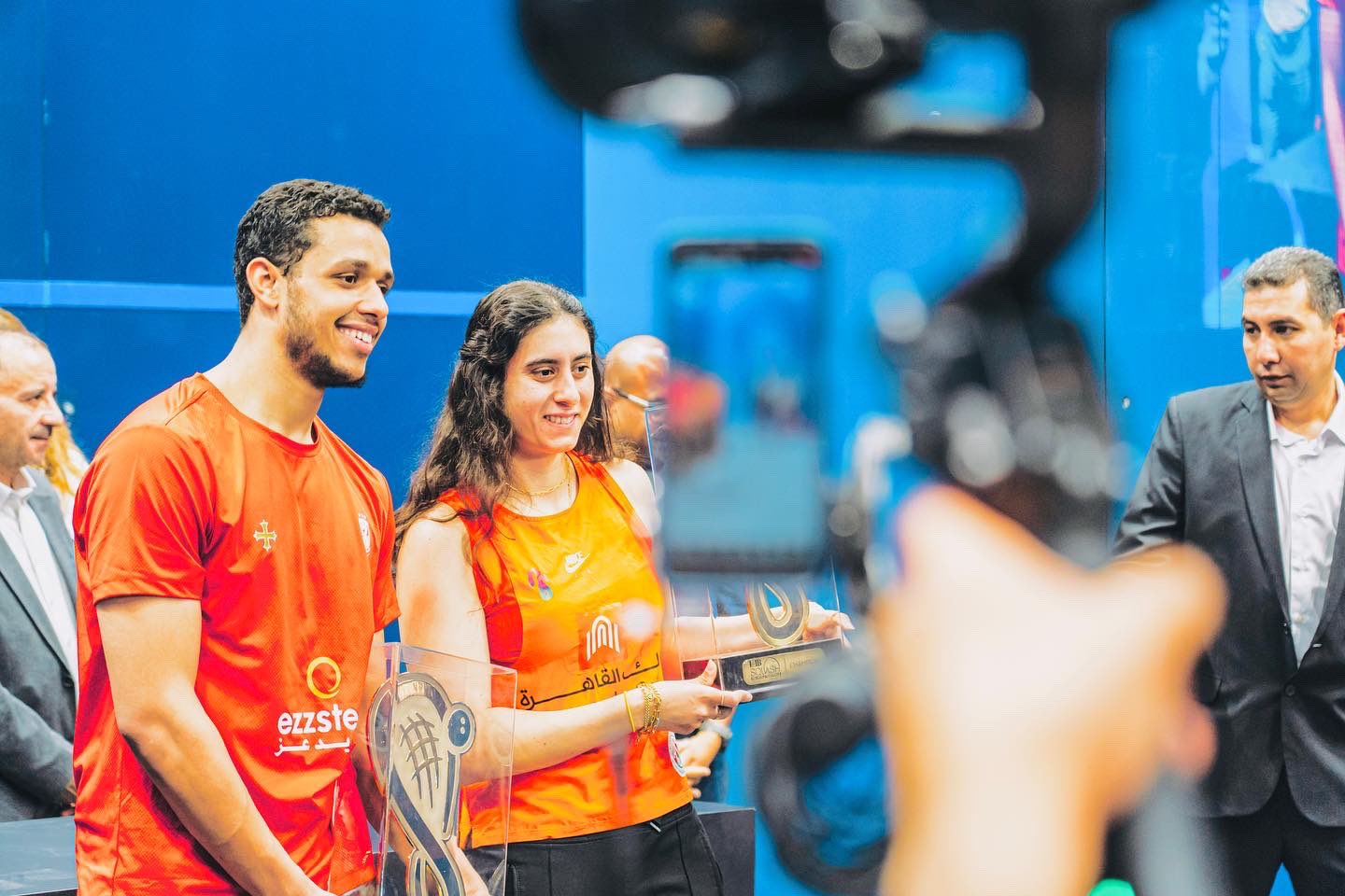 مصطفى عسل ونور الشربيني إلى نهائي بطولة هونج كونج للاسكواش