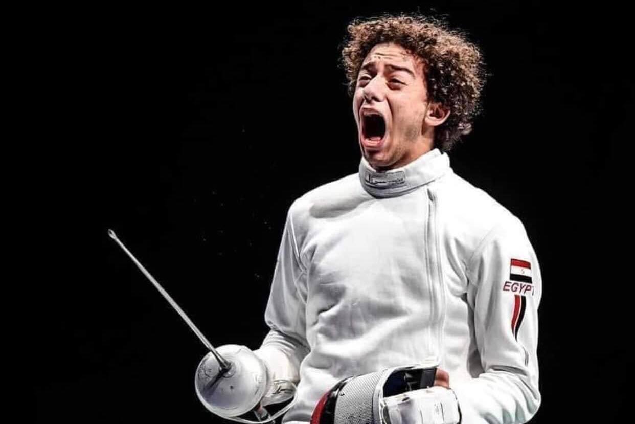 محمد السيد يتوج بذهبية كأس العالم لسلاح سيف المبارزة