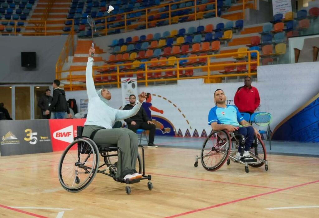 حصاد مميز للفراعنة في بطولة مصر الدولية للريشة الطائرة البارالمبية