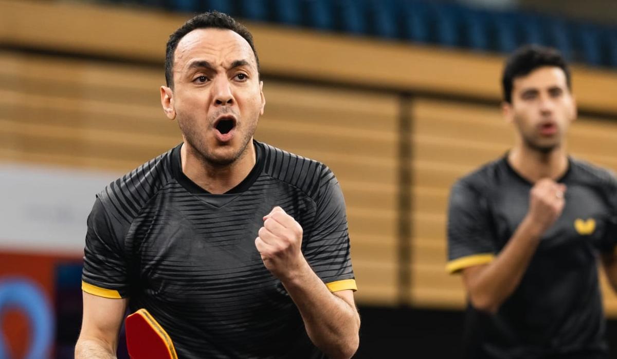 ثنائي تنس الطاولة المصري في المركز الثاني عشر بالتصنيف العالمي