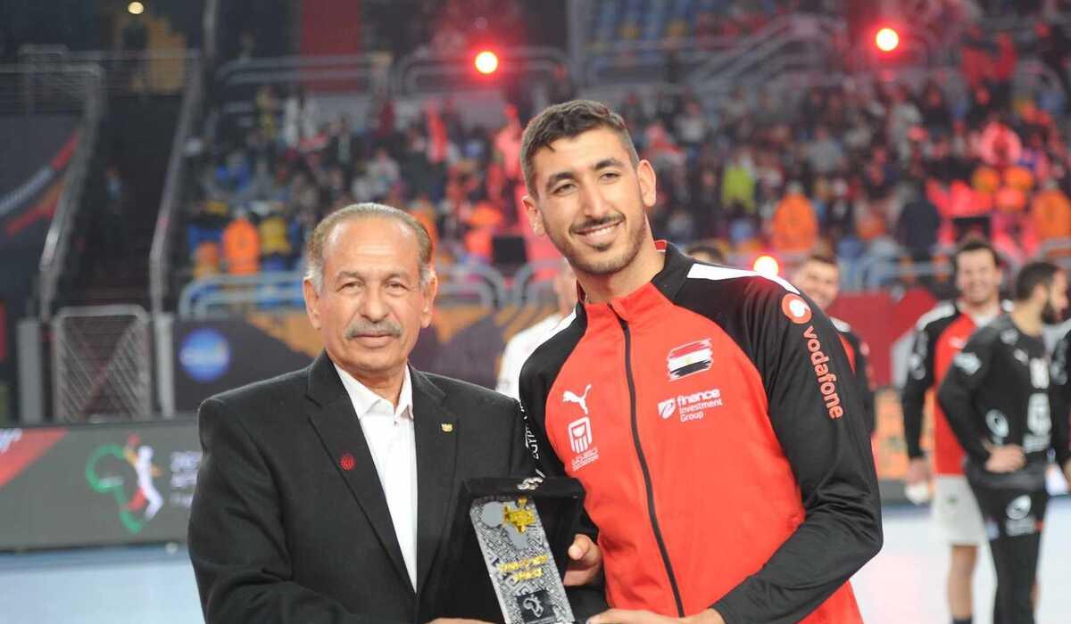 يحيى خالد أفضل لاعب في مواجهة مصر وأنجولا بكأس الأمم الإفريقية لكرة اليد