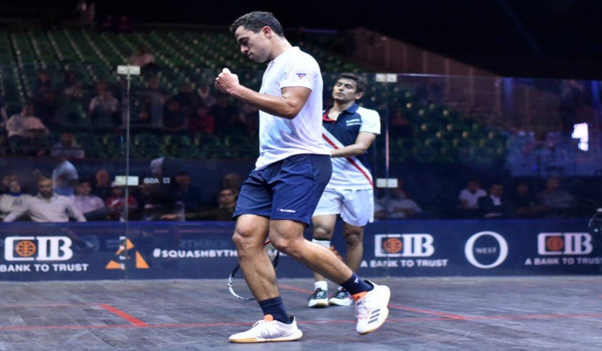 كريم الحمامي وفارس الدسوقي إلى نصف نهائي بطولة اسكواش أون فاير بواشنطن