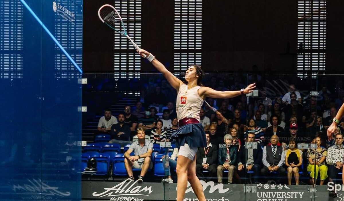 نور الشربيني تعبر إلى ربع نهائي ويندي سيتي للإسكواش وتتصدر المتأهلين المصريين