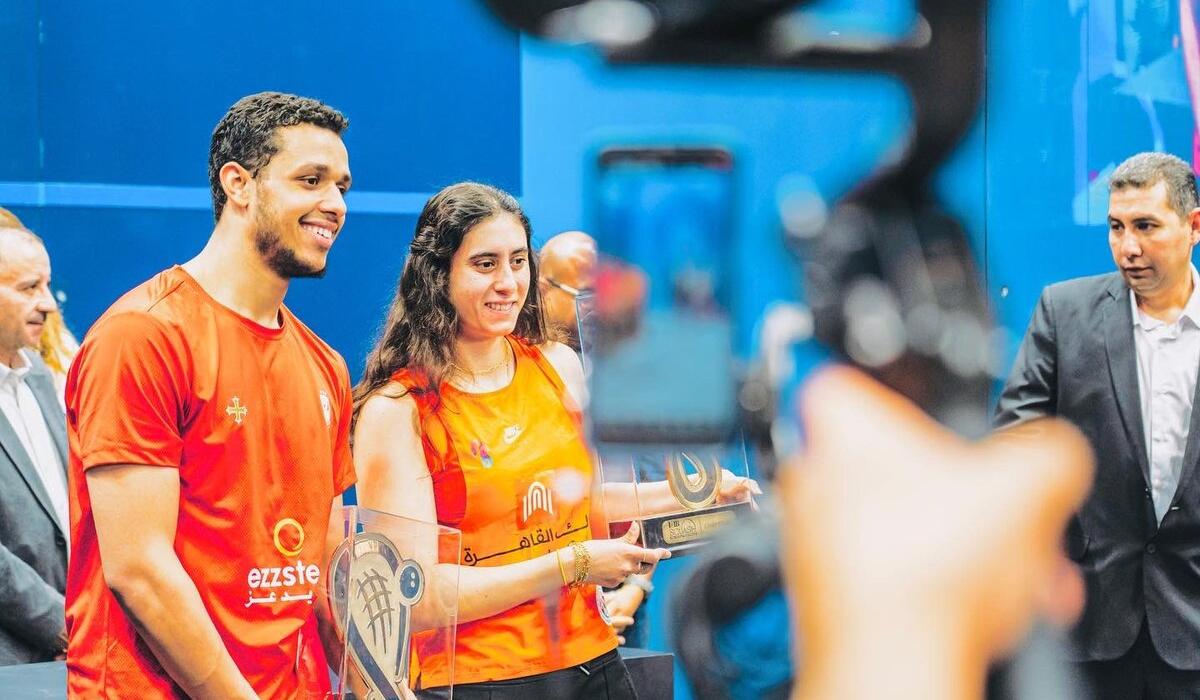 مصطفى عسل ونور الشربيني يتوجان بلقبي ويندي سيتي المفتوحة للإسكواش