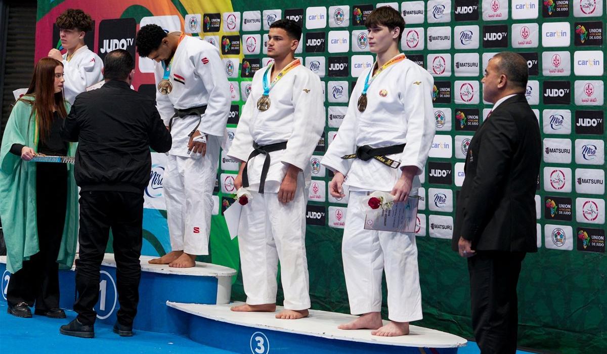 ذهبية مزدوجة لمصر في كأس أفريقيا المفتوحة للجودو للشباب بتونس