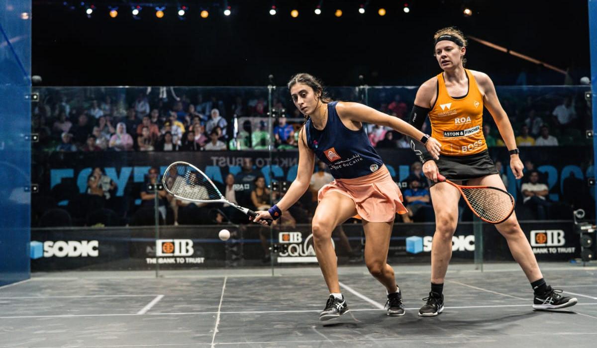 نور الشربيني تتوج بلقب بطولة تكساس المفتوحة للإسكواش