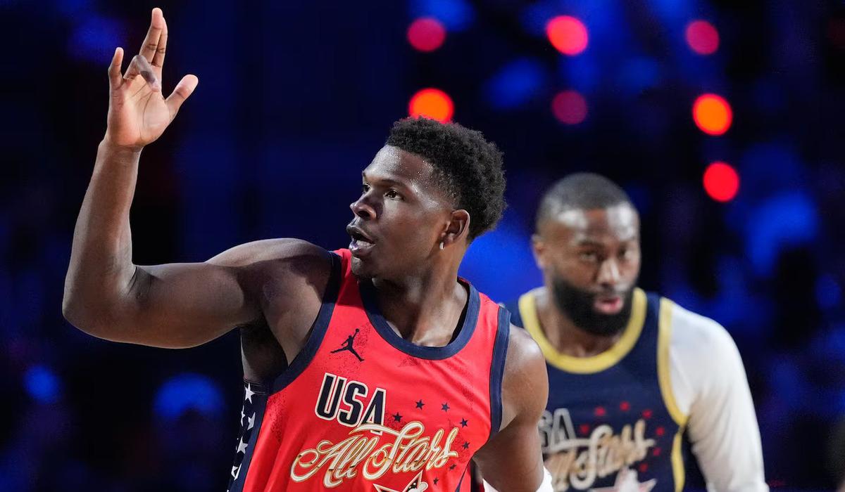 أنتوني إداواردز يتحدث بعد الفوز في مباراة كل النجوم بالNBA | شاهد