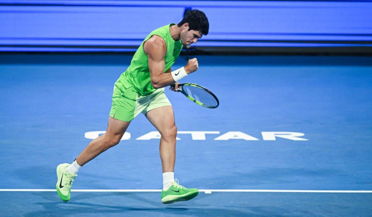 نهائي ناري في قطر للتنس يجمع ألكاراز بالنجم الفرنسي أرثر فيلس | شاهد