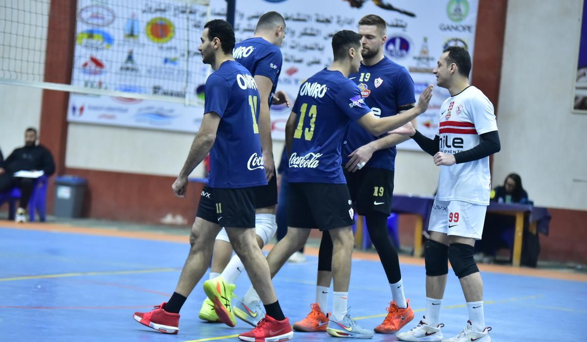 انتصار صعب للزمالك يعزز آماله في بلوغ نهائيات دوري سوبر الطائرة