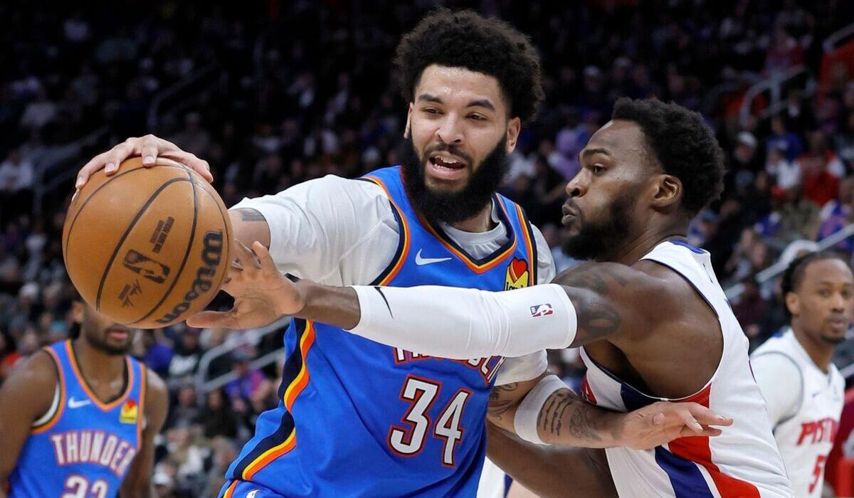 سقوط مفاجئ لـ أوكلاهوما سيتي ثاندر أمام ديترويت يعيد الصراع على صدارة الغرب | شاهد