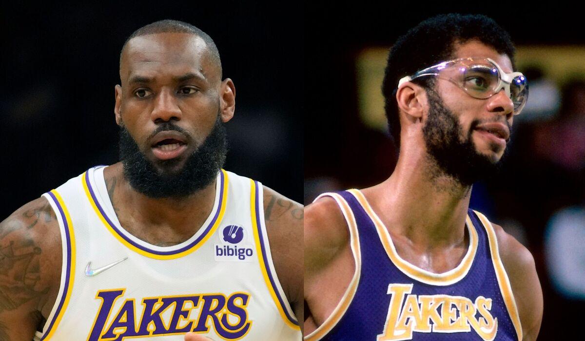 ليبرون جيمس يتجاوز كريم عبد الجبار كأكثر لاعب تسجيلا للرميات في تاريخ الـNBA | شاهد