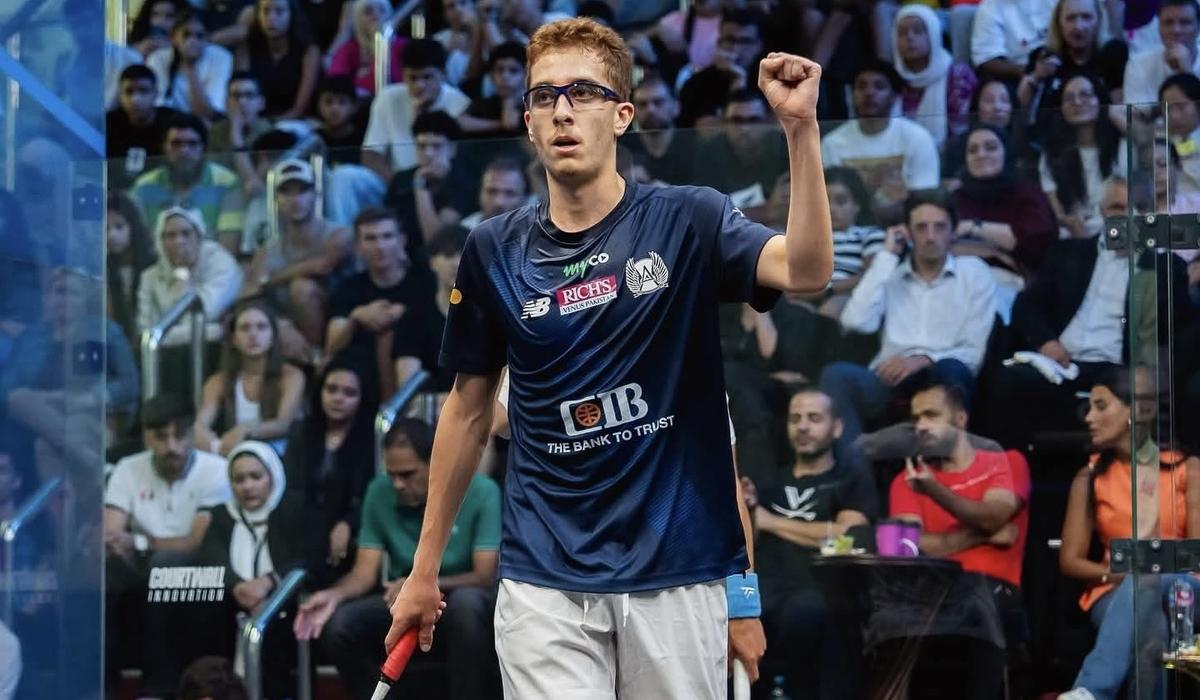 محمد زكريا يتأهل إلى نهائي بطولة نيوزيلندا المفتوحة للاسكواش | شاهد