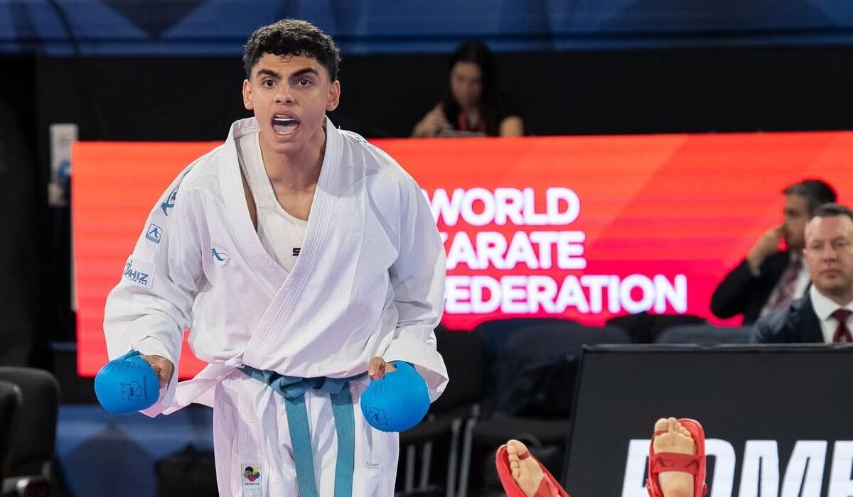 عادل عمارة يتأهل لنهائي الدوري العالمي للكاراتيه في روما ويضمن ميدالية لمصر