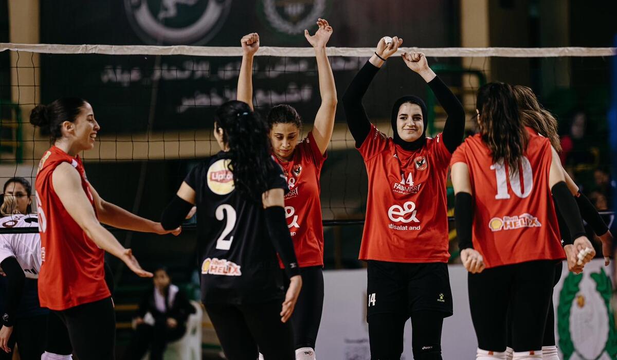 سيدات الأهلي يحسمن قمة الزمالك ويتوجن بلقب كأس مصر للطائرة