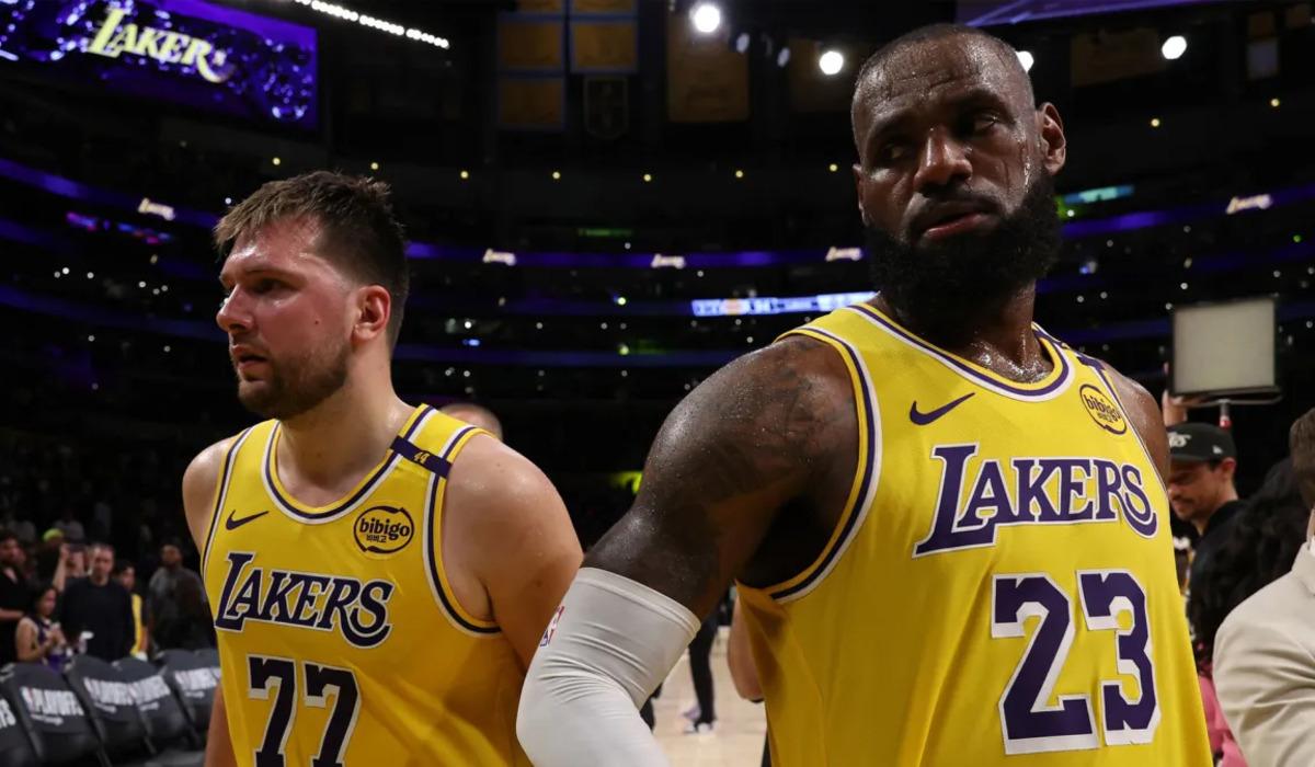 ليلة تاريخية في ليكرز.. دونتشيتش يتألق وجيمس يعادل رقما قياسيا | شاهد