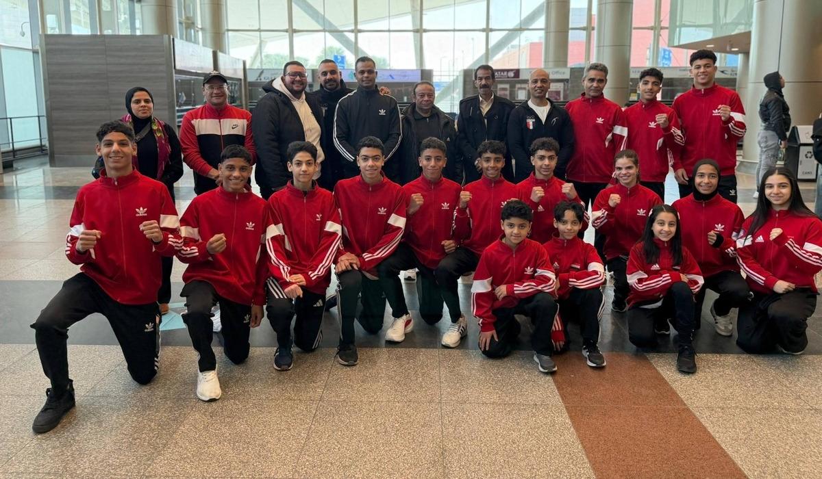 بعثة الووشو كونغ فو تتجه إلى الصين للمشاركة في بطولة العالم