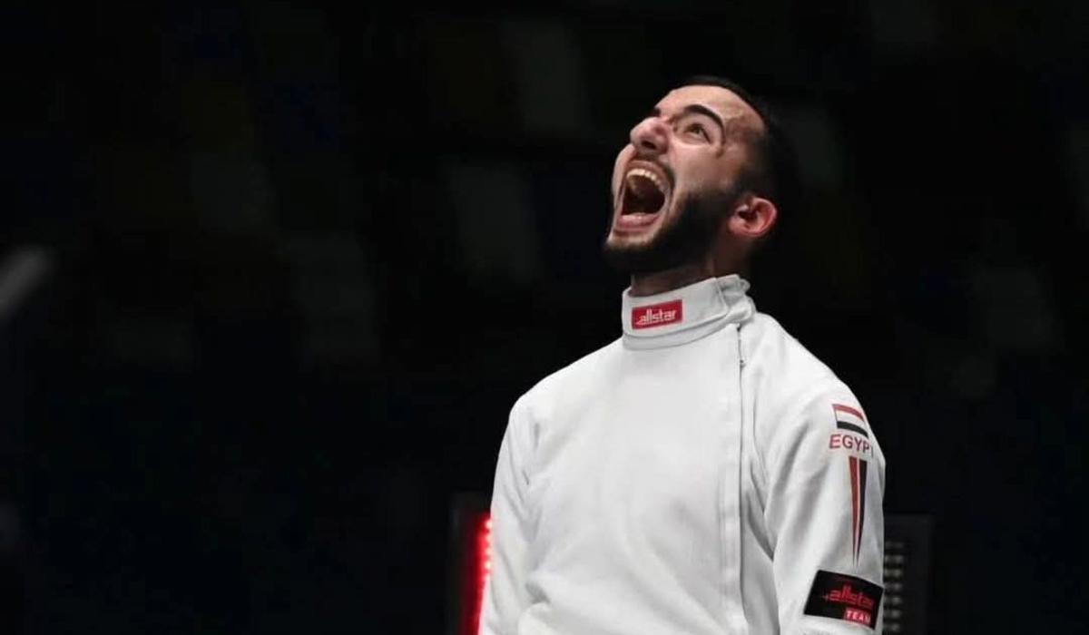 محمود السيد يتأهل لدور الـ64 بكأس العالم لسلاح المبارزة