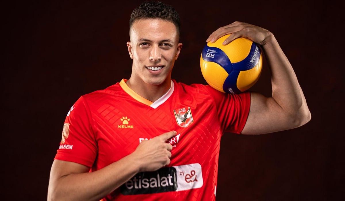 إصابة سيف عابد بقطع في غضروف الركبة بعد نهائي دوري الطائرة