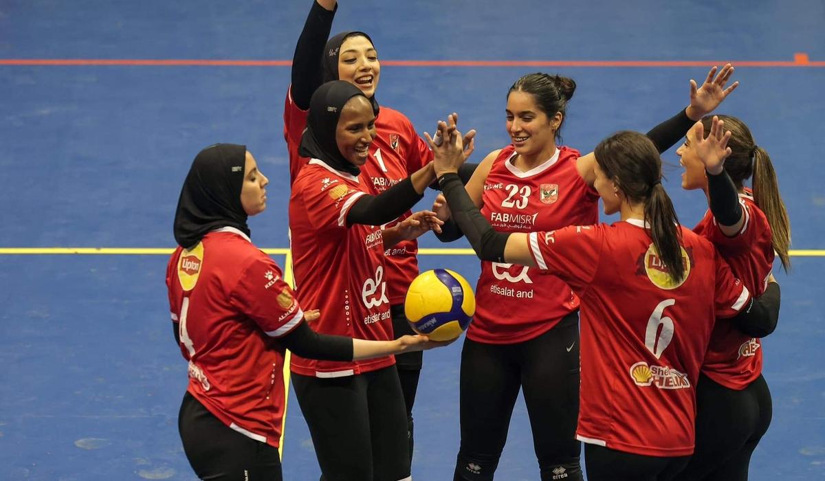 سيدات طائرة الأهلي إلى نصف نهائي إفريقيا بعد الفوز على ليتو الكاميروني