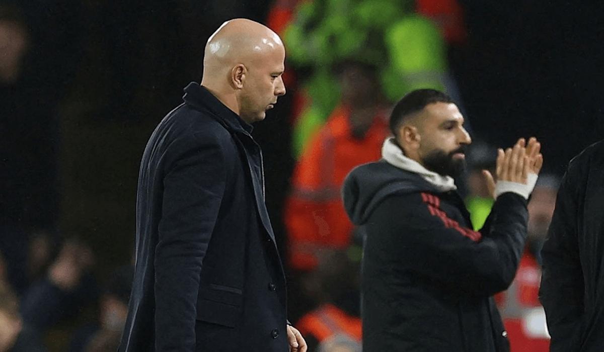 سلوت: لا أستمتع بوضع صلاح الحالي