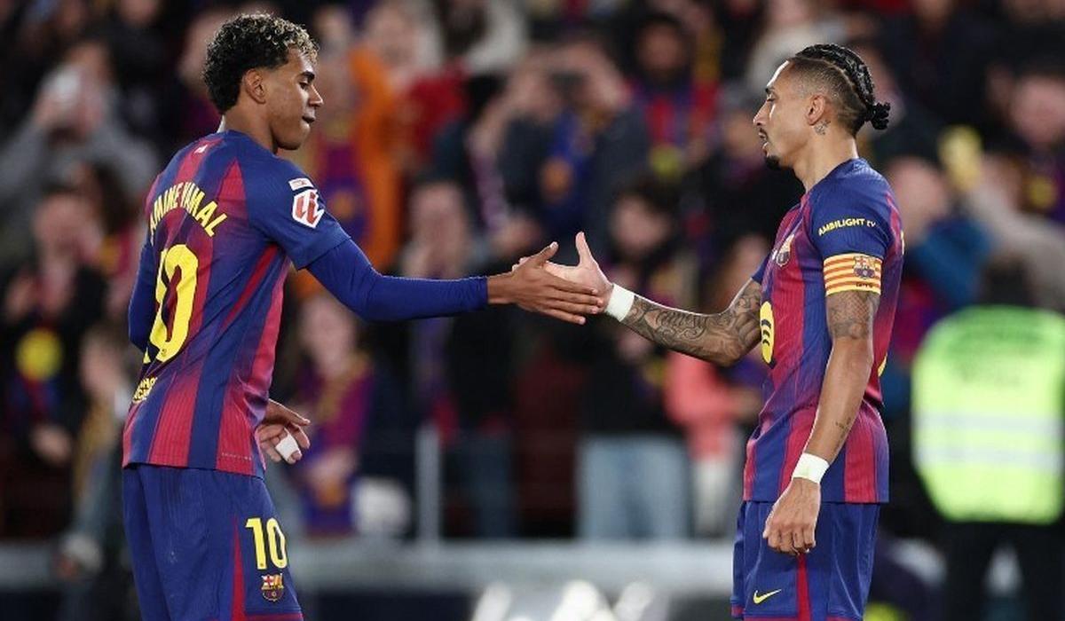 رافينيا يقود برشلونة لتعزيز صدارته لليجا 